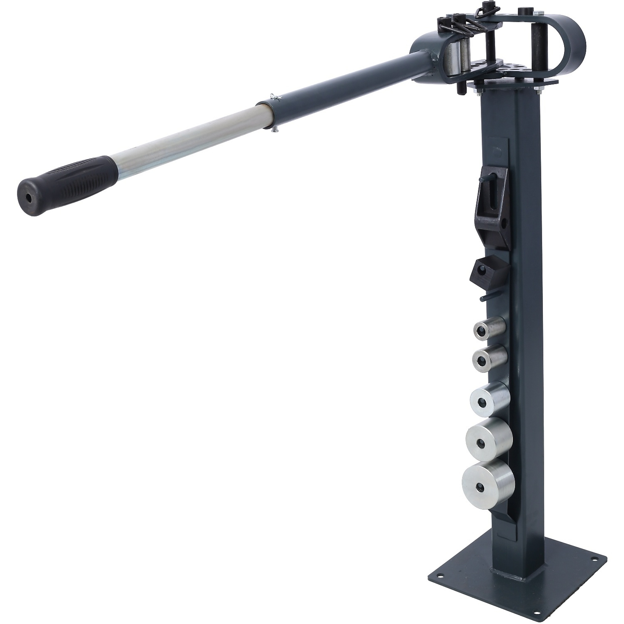 BlackTeck Metal Tubing Bender — 7 Dies, 44in. Handle, Steel Construction, Model# N2-145718
